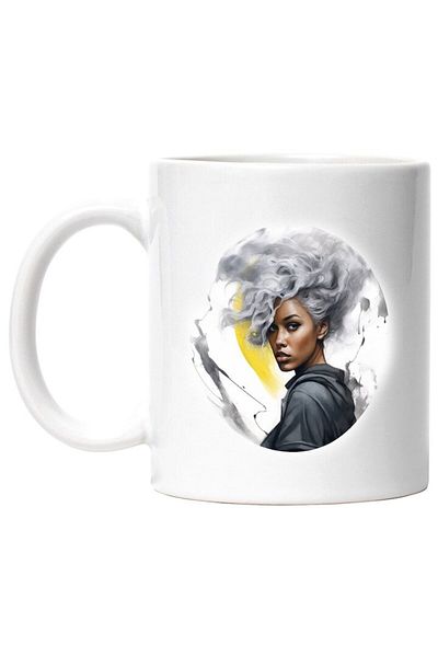 INOVATIX Cana alba personalizata, Storm, X-Men, Marvel, Mutant, Watercolor, INOVATIX®. 330ml