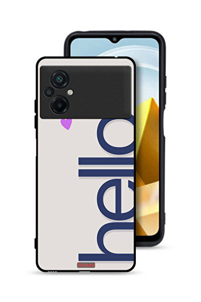 Tolwak Xiaomi Poco M5 4G Protective Case Cover Hello