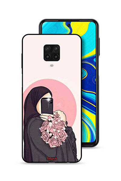 Tolwak غطاء حماية لهاتف شاومي ريدمي نوت 9 برو، فن التقاط صور سيلفي مع حمل الزهور