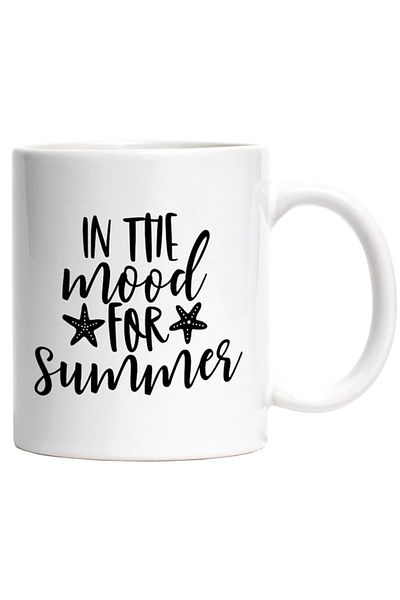 INOVATIX Personalized white mug, for those in the mood for summer, INOVATIX®. 330ml