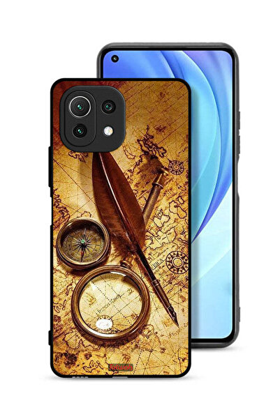 Tolwak غطاء حماية لهاتف شاومي مي 11 لايت بتصميم بوصلة عتيقة