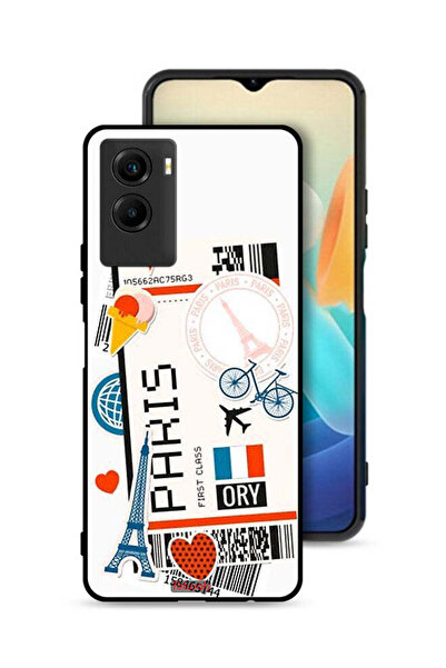 Tolwak غطاء حماية لجهاز Vivo Y55s 5G (2021) - ملصق باريس