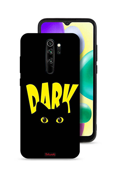Tolwak Xiaomi Redmi Note 8 Pro Protective Case Cover Dark Cat