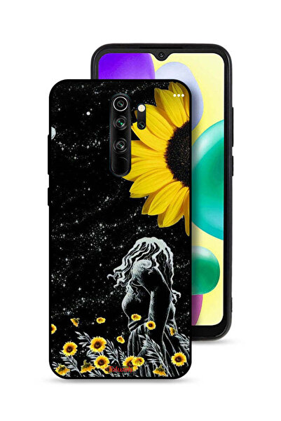 Tolwak Xiaomi Redmi Note 8 Pro Protective Case Cover Girl Look At Moon Art