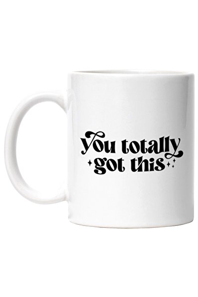 INOVATIX Cana alba personalizata, mesaj din care reiese ca te vei descurca 10...