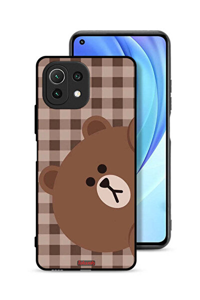 Tolwak غطاء حماية لهاتف شاومي مي 11 لايت على شكل دب تيدي