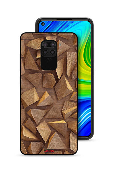 Tolwak غطاء حماية لهاتف شاومي ريدمي نوت 9 - قطع خشبية فنية