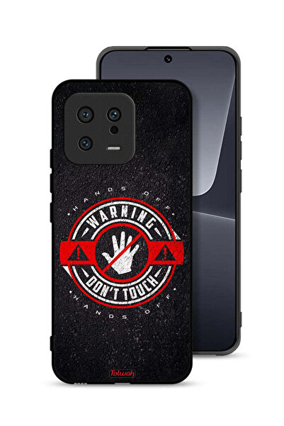 Tolwak Xiaomi 13 Protective Case Cover Warning Do Not Touch