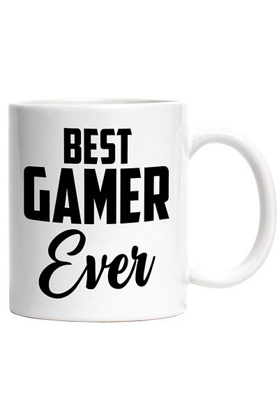 INOVATIX Personalized white mug, for the best computer gamer ever, INOVATIX®. 330ml