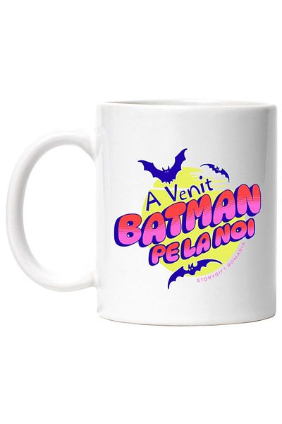 INOVATIX Personalized white mug, Bats Horror Batman Came to Us Halloween, INOVATIX®. 330ml