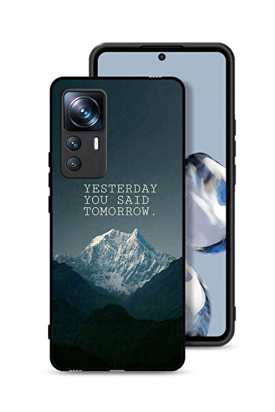 Tolwak غطاء حماية لهاتف Xiaomi 12T Pro مكتوب عليه "بالأمس قلت غدًا"