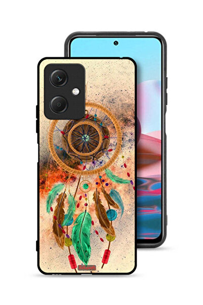 Tolwak غطاء حماية لهاتف شاومي ريدمي نوت 12 بنقشة ماندالا وريش معلق