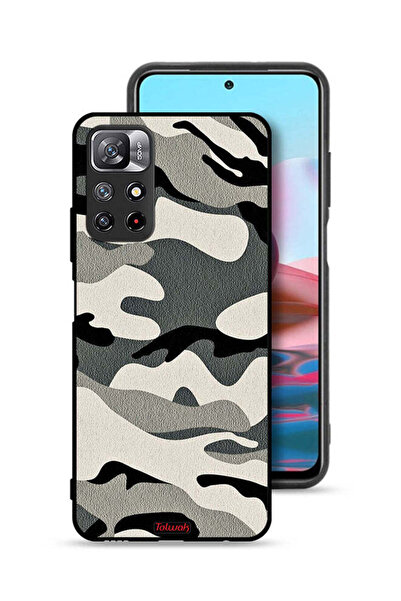 Tolwak غطاء حماية مموه لهاتف شاومي ريدمي نوت 11 4G