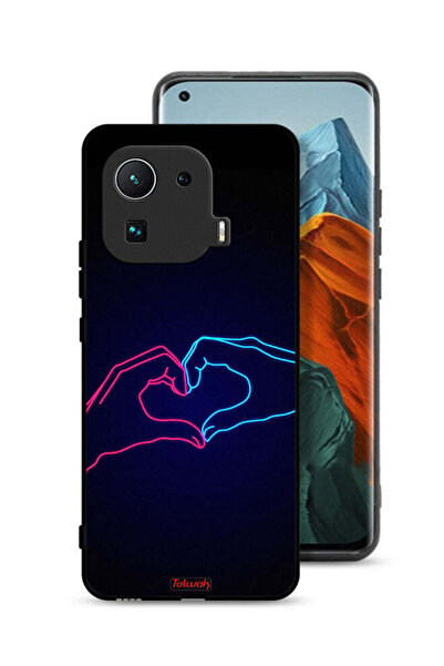 Tolwak Xiaomi Mi 11 Pro Protective Case Cover Touching Hand Making Heart