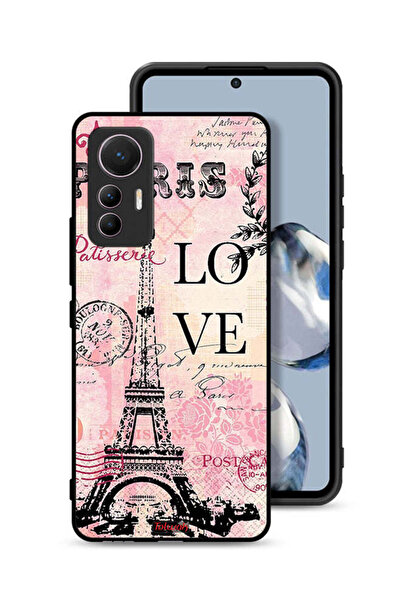 Tolwak غطاء حماية لهاتف شاومي 12 لايت - باريس لوف