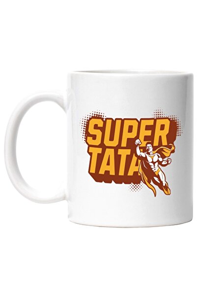 INOVATIX Cana alba personalizata, Super tata erou familie relatie tata copil,...