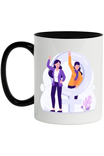 INOVATIX Cana alba personalizata, Femei, Simbol, Sacou, Fular, cu Maner Negru...