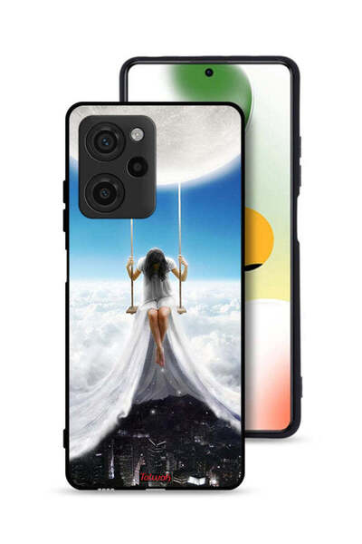 Tolwak غطاء حماية شاومي بوكو X5 برو بتصميم فن مدينة الغيوم القمرية