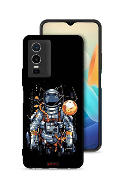 Tolwak غطاء حماية Vivo Y76 5G بتصميم رائد فضاء تجريدي
