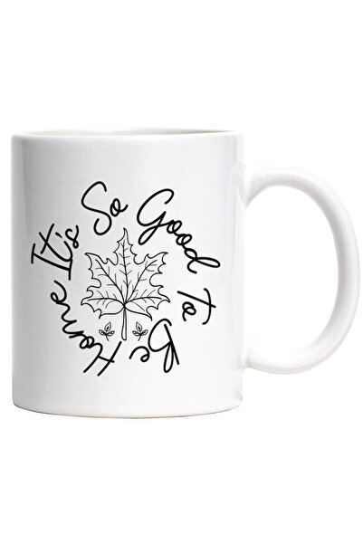 INOVATIX Cana alba personalizata, It's so good to be home - e atat de bine sa fii acasa, INOVATIX®. 330ml