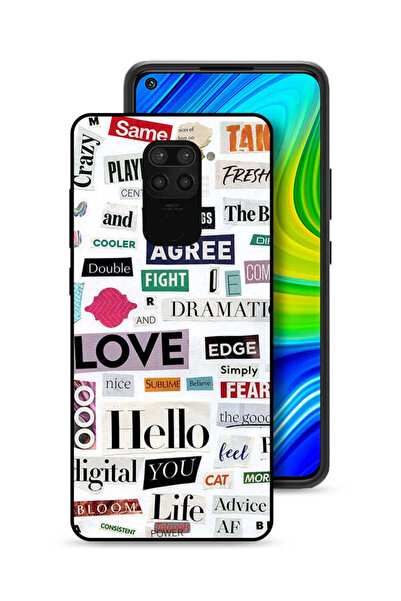 Tolwak غطاء حماية لهاتف شاومي ريدمي نوت 9 مع ملصقات اقتباسات قصيرة