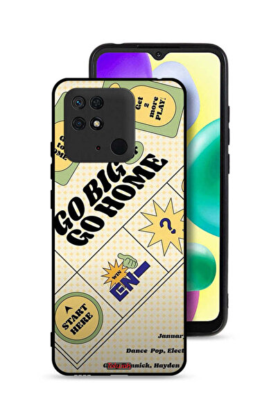 Tolwak Xiaomi Redmi 10C Protective Case Cover Go Big Or Go Home