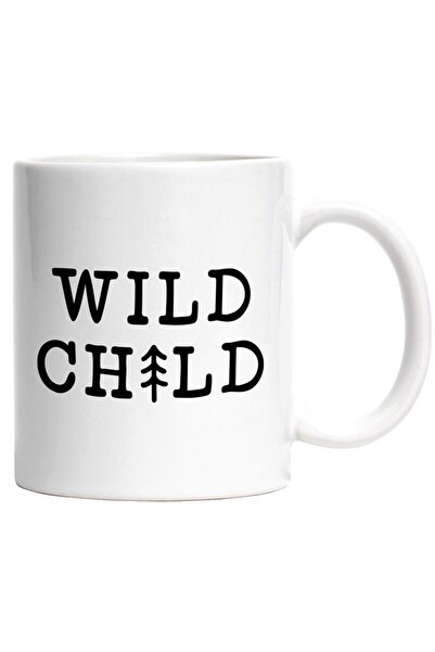 INOVATIX Cana alba personalizata, in Engleza Wild Child, Brad, Sageata, Indra...