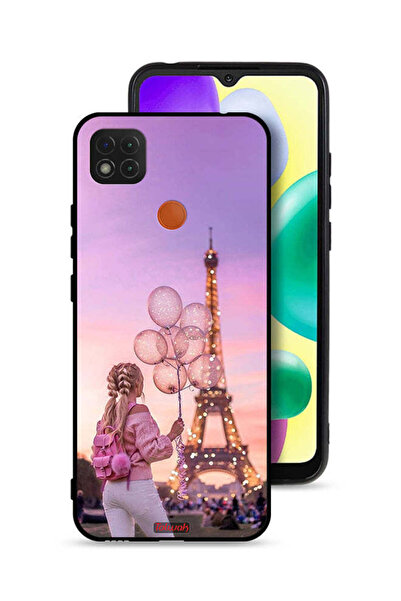 Tolwak غطاء حماية لهاتف شاومي ريدمي 9C، فتاة تحمل بالونات