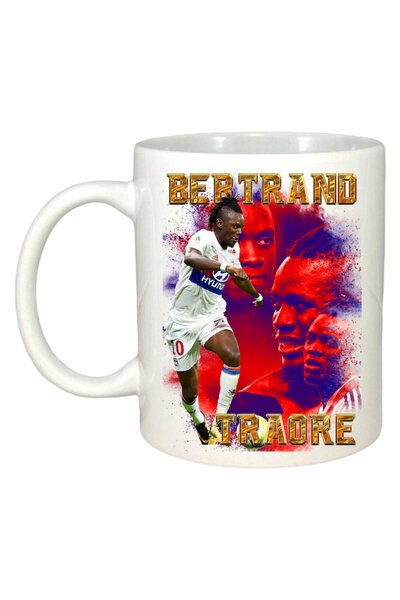 INOVATIX Cana Alba Personalizata, Bertrand_traore Copy, Maner Si Interior Alb...