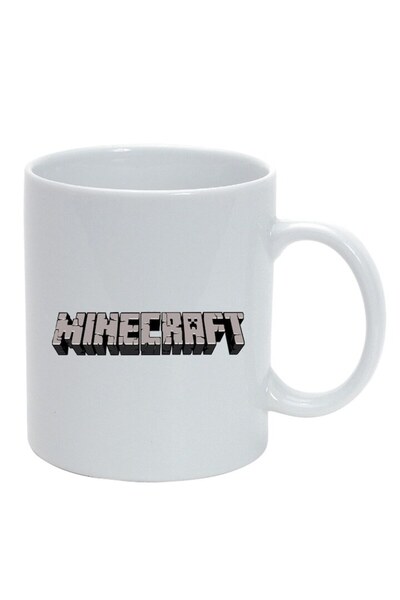INOVATIX Персонализирана бяла чаша, Minecraft, бяла, D1469, INOVATIX®. 330 мл