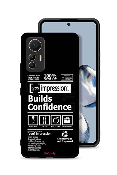 Tolwak غطاء حماية لهاتف Xiaomi 12 Lite ملصق يعزز الثقة