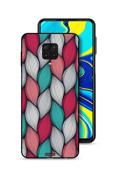 Tolwak غطاء حماية لهاتف شاومي ريدمي نوت 9 برو بنقشة ريشة