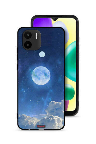 Tolwak Xiaomi Redmi A1 Plus Protective Case Cover Moon Clouds