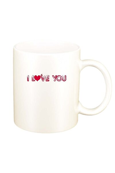 INOVATIX Персонализирана бяла чаша, Love, D340, INOVATIX®. 330 мл