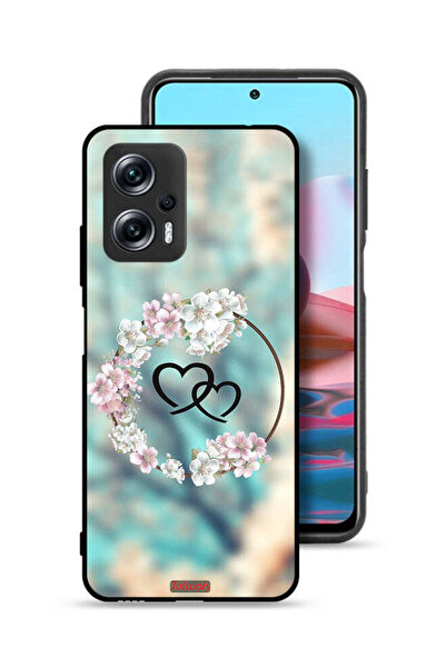 Tolwak غطاء حماية لهاتف شاومي ريدمي نوت 11T برو 5G برسومات قلوب في خاتم