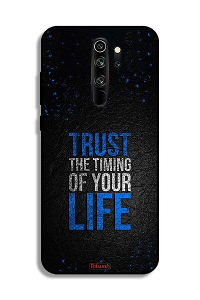 Tolwak Xiaomi Redmi Note 8 Pro Protective Case Cover Trust The Timing Of Your Life