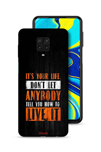 Tolwak غطاء حماية لهاتف شاومي ريدمي نوت 9 برو "Its Your Life"