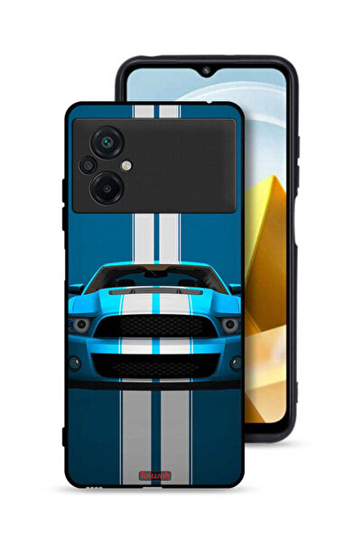 Tolwak Xiaomi Poco M5 4G Protective Case Cover Car Abstract Art
