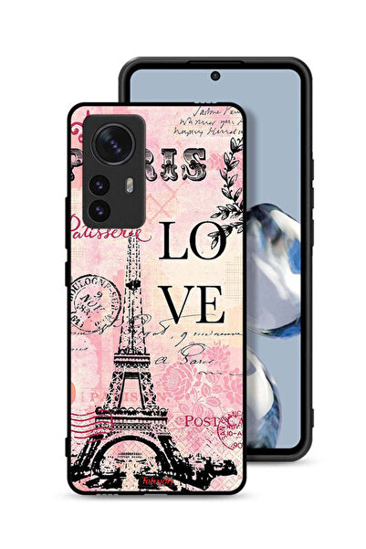 Tolwak غطاء حماية لهاتف Xiaomi 12X بطبعة باريس لوف