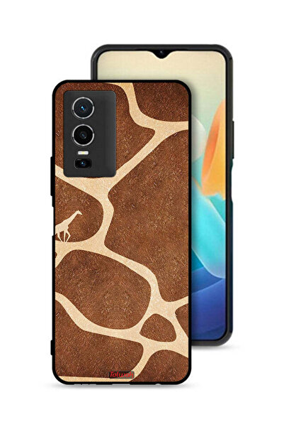 Tolwak غطاء حماية لهاتف Vivo Y76 5G بتصميم جلد الزرافة