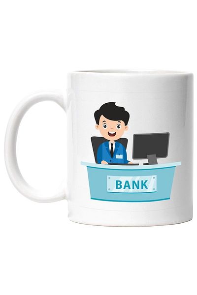 INOVATIX Personalized white mug, Office, Bench, Monitor, Keyboard, Employee, Chair, INOVATIX®. 330ml