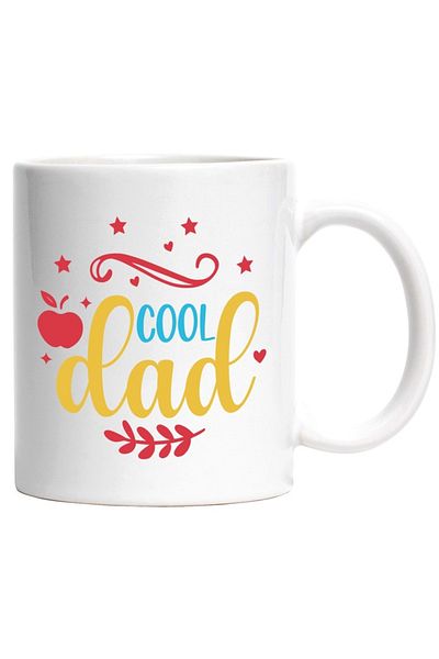 INOVATIX Personalized white mug, stars for a crafty dad, INOVATIX®. 330ml