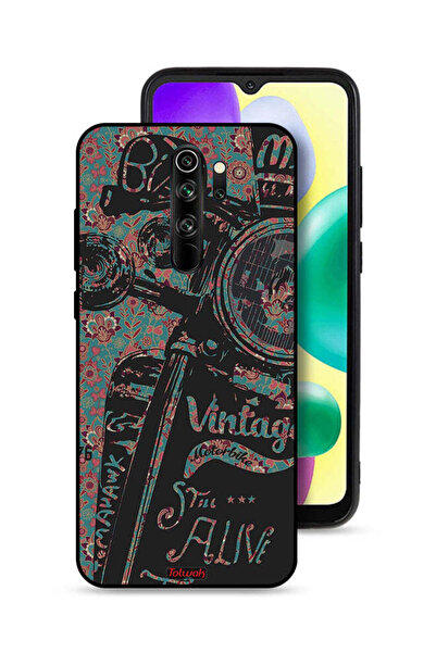 Tolwak غطاء حماية لهاتف شاومي ريدمي نوت 8 برو بتصميم دراجة نارية كلاسيكية