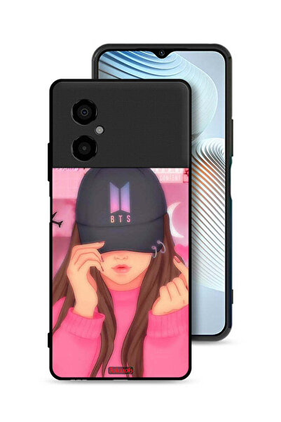 Tolwak غطاء حماية لهاتف Xiaomi Poco M4 5G بطبعة فتاة سناب