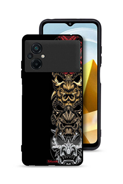 Tolwak Xiaomi Poco M5 4G Protective Case Cover Heads Art