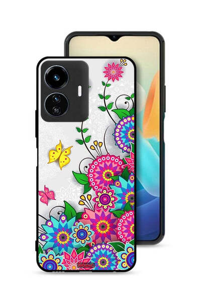 Tolwak غطاء حماية لهاتف Vivo Y77 5G بنقشة زهور ماندالا