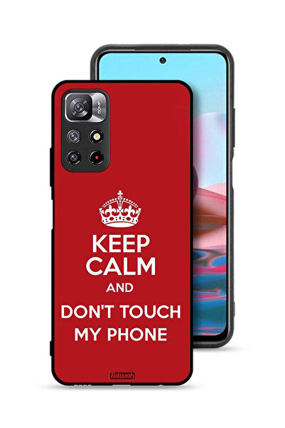 Tolwak غطاء حماية لهاتف شاومي ريدمي نوت 11 4G، حافظ على هدوئك ولا تلمس هاتفي