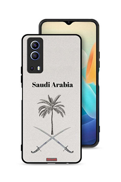 Tolwak غطاء حماية لهاتف فيفو Y72 5G - لوحة فنية لعلامة المملكة العربية السعودية