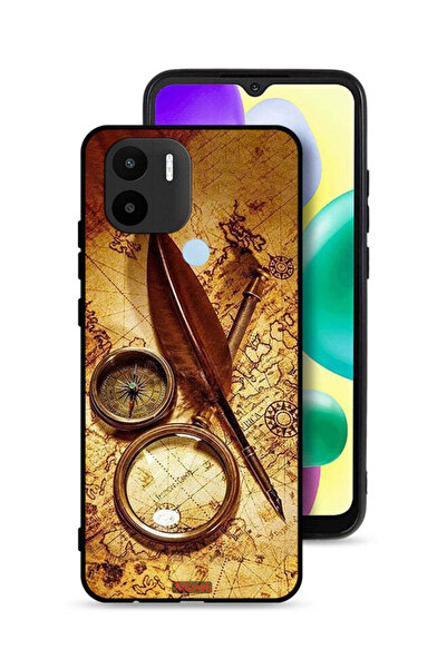 Tolwak غطاء حماية Xiaomi Redmi A1 Plus بتصميم بوصلة عتيقة