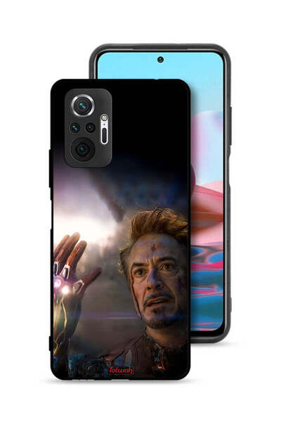 Tolwak غطاء حماية لهاتف شاومي ريدمي نوت 10 برو 4G أنا الرجل الحديدي